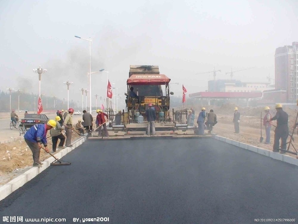 道路施工现场